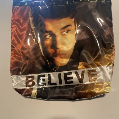 £18.50 • Buy Justin Bieber Believe Vinyl Tour Bag Tote Extra Large 15x15