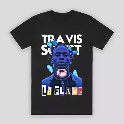 Custom T Shirt Travis Scott Music Hip Hop R&b Vintage Tee Artist Pop • $39.99