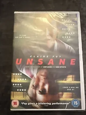 Unsane DVD (2018) Joshua Leonard Soderbergh (DIR) Cert 15 Fast And FREE P & P • £5.99