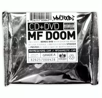 🔥 NEW! MF Doom  Mm..Food CD + DVD (Rhymesayers) Limited Edition RARE OOP • $349.95