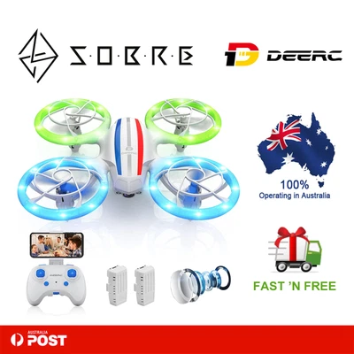 $79.95 • Buy DEERC Mini Drone 720P HD FPV WiFi Camera RC Quadcopter For Kids Adults Beginners