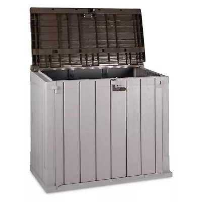 Toomax Stora Way All Weather Outdoor XL 5' X 3' Storage Shed Cabinet Taupe • $286.99