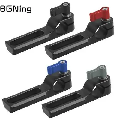 Universal SLR Camera 1x 15mm Rod Clamp NATO Safety Rail Mount For DSLR Cage Rig • £9.41