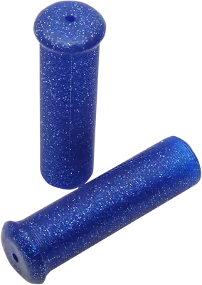 EMGO - 42-21123 - Grips - Retro - Metal - 7/8  - Blue • $18.95