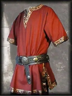 Men Medieval Renaissance Tunic Top Shirt Viking Norseman Saxon Cosplay Costume • $17.99