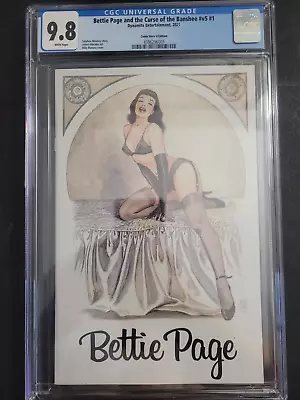 Bettie Page & The Curse Of The Banshee #1 Cgc 9.8 Graded Milo Manara Variant Ltd • $299.99