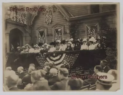 Vintage 1908 William Taft & James Sherman Pres. Notification Day Photos #2 (3pc) • $19.97