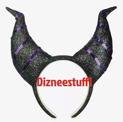 Disney Parks Maleficent Villain Headband Minnie Ears Adult Sleeping Beauty - NEW • $31.97