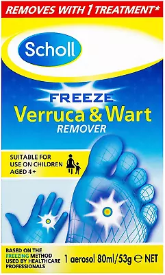 Scholl Verruca And Wart Remover Freeze Treatment 80 Ml • £16.47