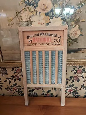 Vintage National No. 701 Washboard Memphis Chicago 24  The Zing King Top Notch • $44