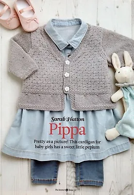 £1.75 • Buy ~ Pull-Out Baby Knitting Pattern For Sweet  Little Peplum Cardigan ~ Birth ~ 18m
