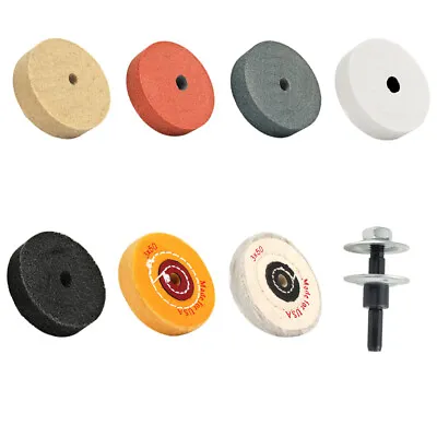 75mm Abrasive Polishing Grinding Stone Wheel For Bench Grinders Metal Working • $39.20