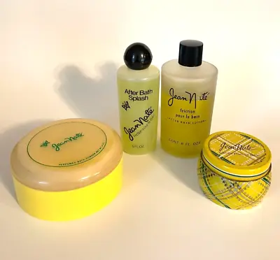 Lot Of 4 Vtg Jean Nate Bath Splash After Bath Lotion Candle Bath Powder • $31.99