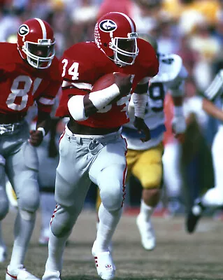 HERSCHEL WALKER UNSIGNED 8x10 COLOR PHOTO       GEORGIA HEISMAN     AWESOME POSE • $4