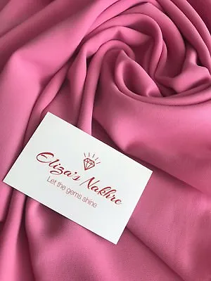 £3.99 • Buy Plain Chiffon Hijab In A Solid Flamingo Pink Colour