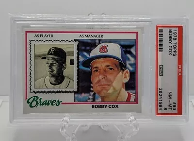 1978 Topps Bobby Cox PSA 8 NM-MT • $100