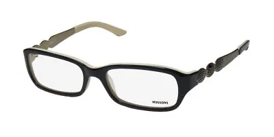 New Missoni 11304 Eyeglass Frame Italy Blue 53-17-130 Full-rim Designer Metal & • $19.95