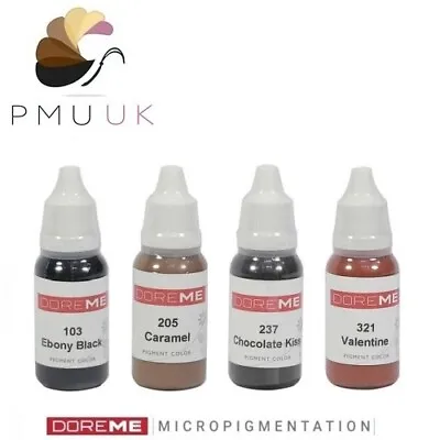 DOREME Semi Permanent Makeup Pigment SPMU Machine Ink - Eyebrow Lip Eyeliner PMU • £25