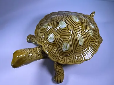 Rare Vintage Ceramic Turtle Dish W Lid Trinkets Candy Maddux Of California 9016 • $99.95