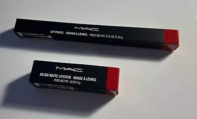 MAC Ruby Woo Lipstick And Ruby Woo Lip Liner BOXED • £10