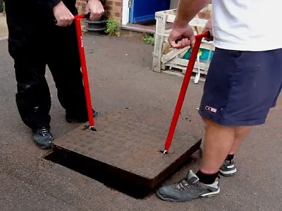 Mustang Mini-Lift XL Manhole Cover Lifters (Pair) DQ7 Drain Sewer Cover Lifter • £118