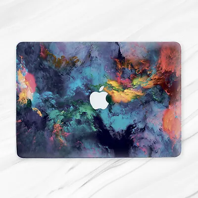 Rainbow Abstract Liquid Marble Hard Case Cover For Macbook Pro Air 11 12 13 15 • $28.46