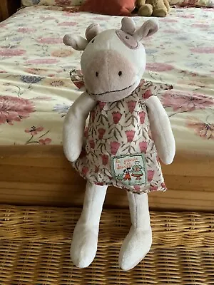 Moulin Roty - La Grande Famille 30cm Soft Toy   Charlotte The Cow   • £9.99