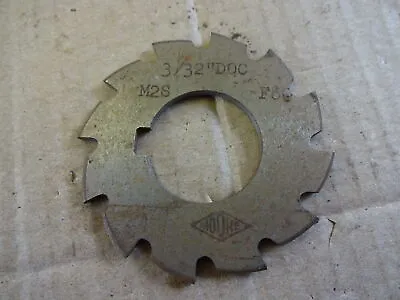 DOC Convex Horizontal Milling Cutter 3/32  X 1 Bore • £24