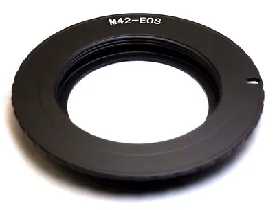 M42 Pentax Screw Metal Lens To Canon EOS EF Camera Mount Adapter Ring EF-S T7i • $10.62