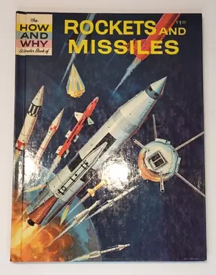 $9.95 • Buy How And Why Wonder Book Of Rockets & Missiles 1962 By Ronald Rood Vintage Kids