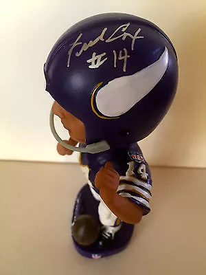 FRED COX NFL Minnesota Vikings GREAT Limited Ed. SIGNED Bobblehead - (New) • $47.99