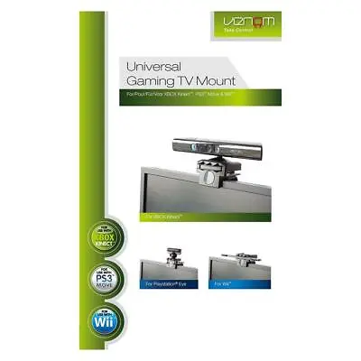 £4.89 • Buy Universal TV Mount Holder Clip Stand Bracket Xbox 360 PlayStation 3 Nintendo Wii