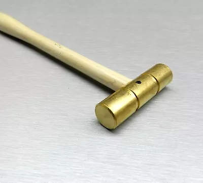 Brass Mallet 2  Brass Hammer Flat Face Jewelry Making Hammer Craft Metal Working • $9.98