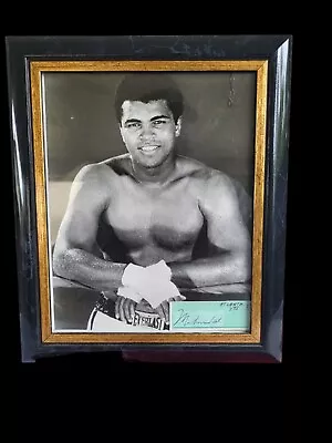 Muhammed Ali Autographed Framed Photo Numbered 1/95 • $1500