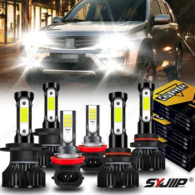 For Suzuki Grand Vitara 2006-2013 Combo Kit 9005 H7 LED Headlight H11 Fog Light • $34.99