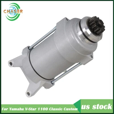 $68.38 • Buy For Yamaha V-Star 1100 Classic Custom 1999-2006 2007 2008 2009 410-54125 Starter