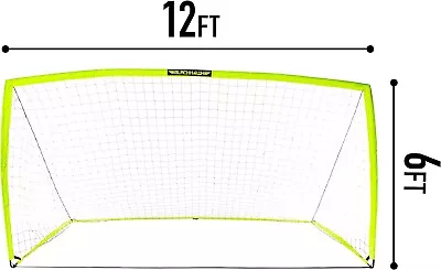 Franklin Sports Portable Soccer Goal Pop Up Net Indoor Outdoor Folding 12 X 6 Ft • $59.95