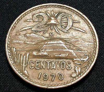 Mexico 20 Centavos 1970. World Coin. Combined Shipping Available • $1.24