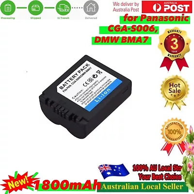 Bro Battery For PANASONIC CGA-S006 CGA-S006E CGR-S006 CGR-S006A/1B • $19.50