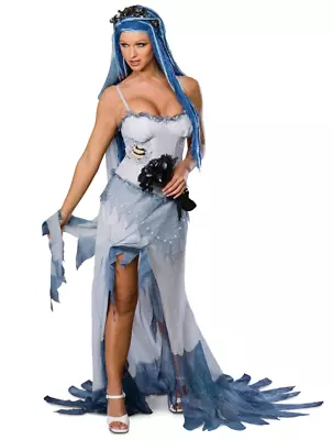 Sexy Corpse Bride Costume - Dress And Flower Headpiece - Adult XS - NEW! - HTF • $99.99