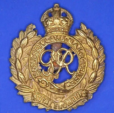 £9.99 • Buy WW2 George VI Royal Engineers Cap Badge     [26393]