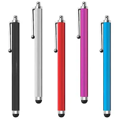 5x Touch Screen Stylus Pens Rubber Soft Tip For Mobile Phones Tablet IPad IPhone • £3.49