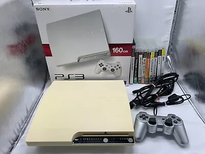 SONY PlayStation 3 PS3 (160GB) Classic White (CECH-2500ALW) Exc • $168