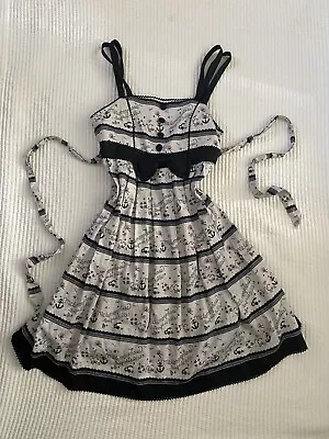 Metamorphose Temps De Fille Marine Border Lolita Dress • $59.99