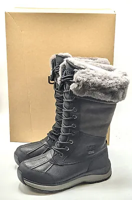 UGG Adirondack III Tall Women's Black Waterproof Cold Weather Snow Boot - NEW • $189.99