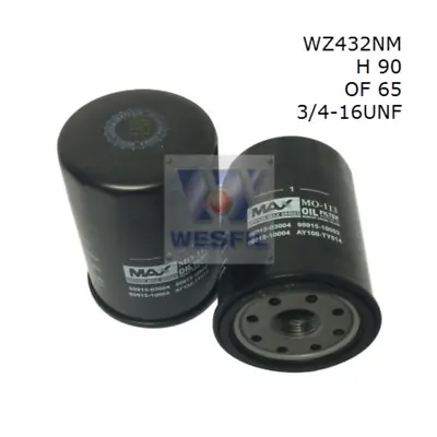 Nippon Max Oil Filter Z432 WZ432NM  Suits Toyota • $22.15