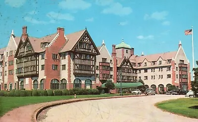 Postcard NY Montauk Long Island Montauk Manor Hotel Chrome Vintage PC G3371 • $2