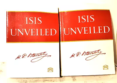 OCCULT: ISIS UNVEILED H. P. Blavatsky 2 Volumes ReligionTheosophy Books • $29.75