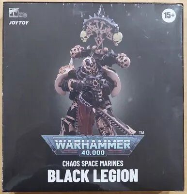 JOY TOY  Warhammer 40k Chaos Space Marines Black Legion D 1/18 ACTION FIGURE • $117.29