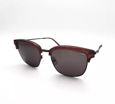 New Morel RED Parker RG20 Square Gunmetal Red 53-19-145 Sunglasses Authentic • $134